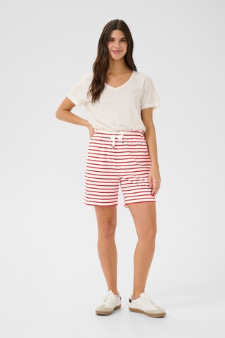 Regular Pantalon 'CRSin' Cream en blanc