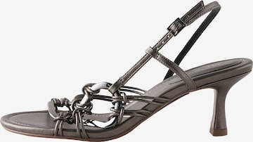 sidabrinė Next Basutės su dirželiais 'Forever Comfort': priekis