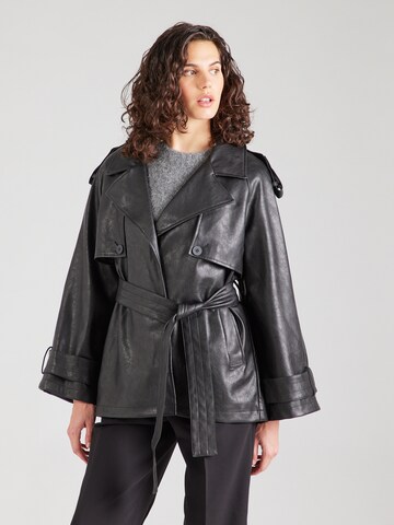 Manteau mi-saison Miss Selfridge en noir : devant