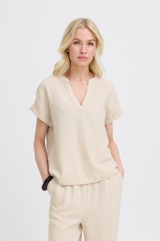 b.young - Blusa 'BYFalakka' em bege: frente