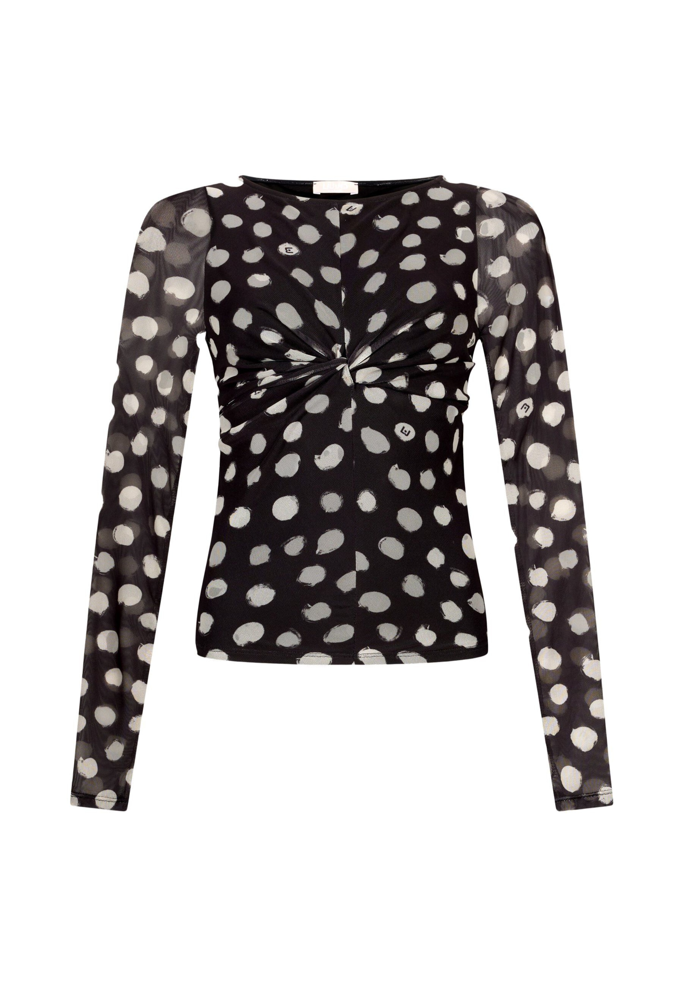 Tricou de la Liu Jo pe negru: față