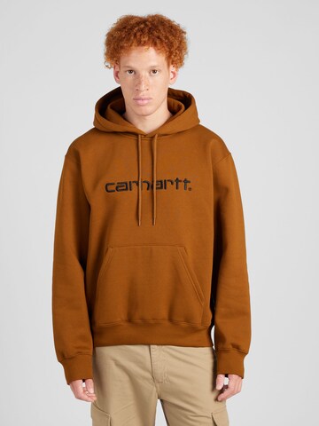 Carhartt WIP Sweatshirt in Brown: front