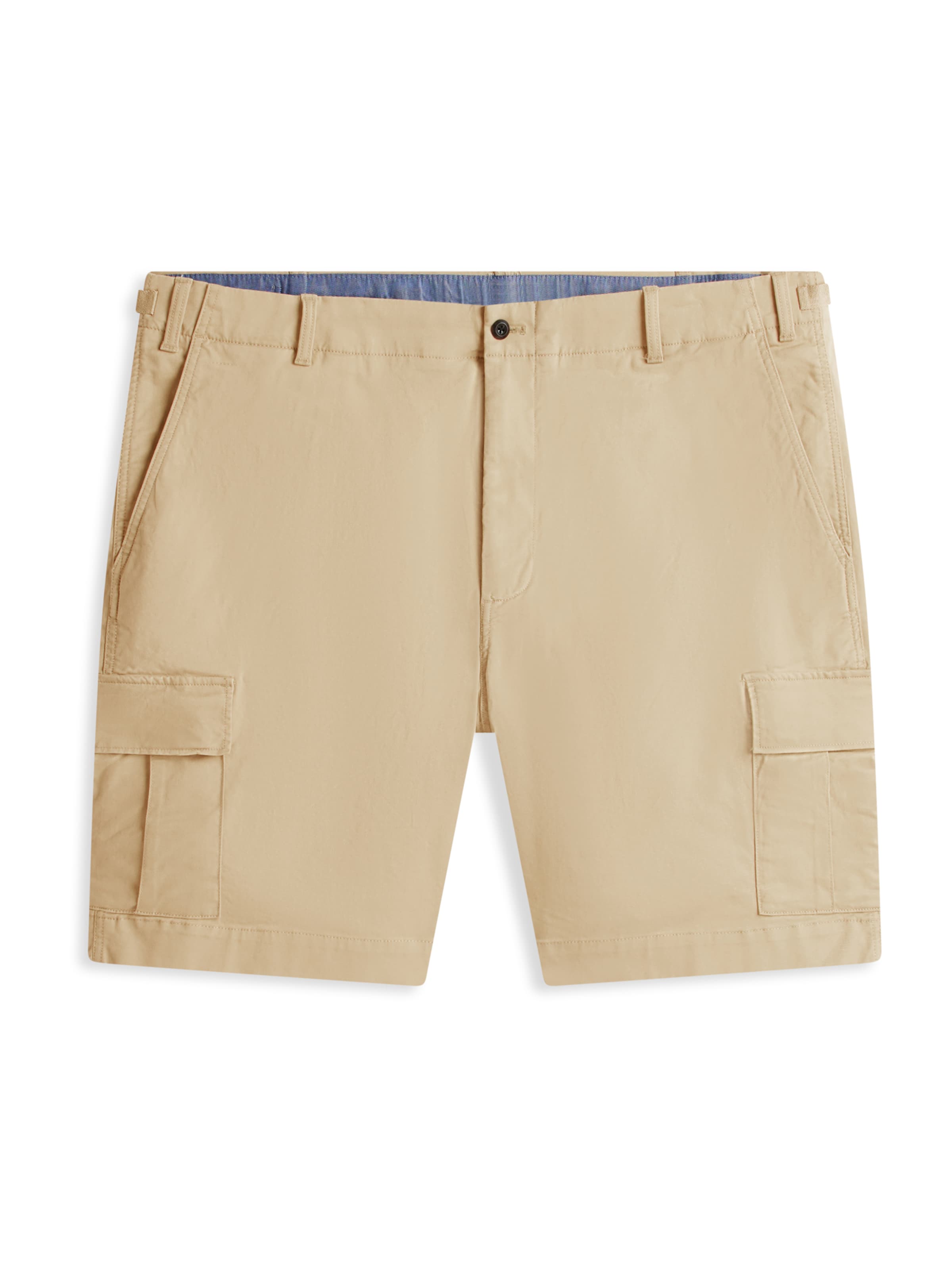 Tommy Hilfiger Big & Tall Loosefit Cargobroek 'ESS' in Beige: voorkant