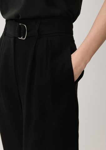 COMMA Wide leg Broek in Zwart