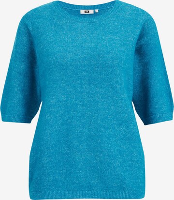 WE Fashion Sweater in Blue: front