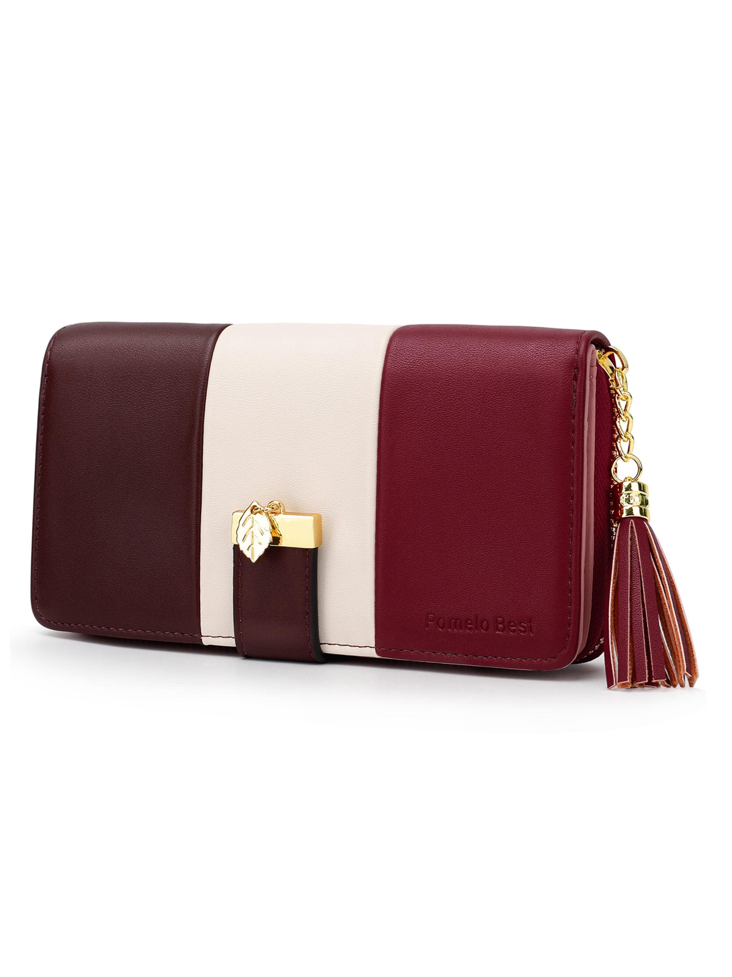 Porte-monnaies 'Damen Klassisch Minimalistisch' Pomelo Best en rouge