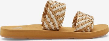 ROXY Muiltjes 'Porto' in Wit: voorkant