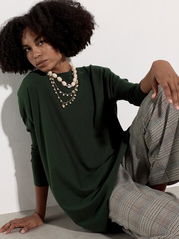 Apricot Soft Touch Oversized Jumper ' Oversized Pullover ' in Grün