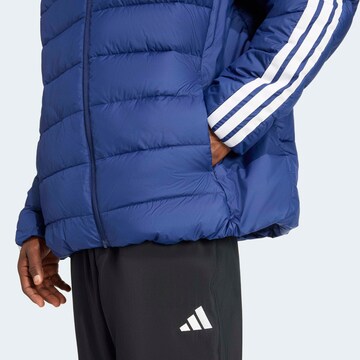 ADIDAS SPORTSWEAR Athletic Jacket 'ESS' in Blue