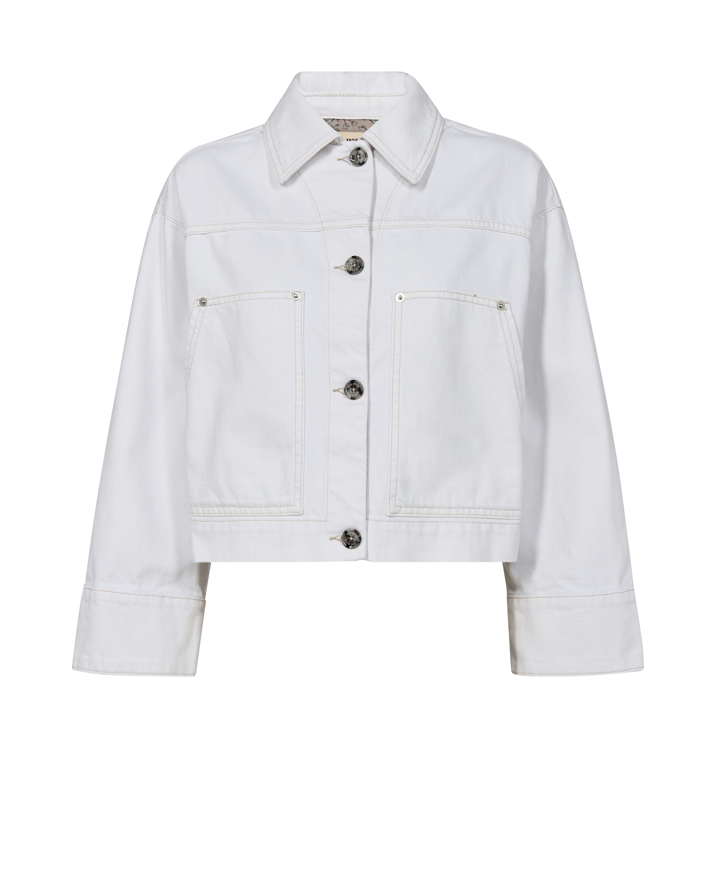 MOS MOSH Between-Season Jacket in White: front