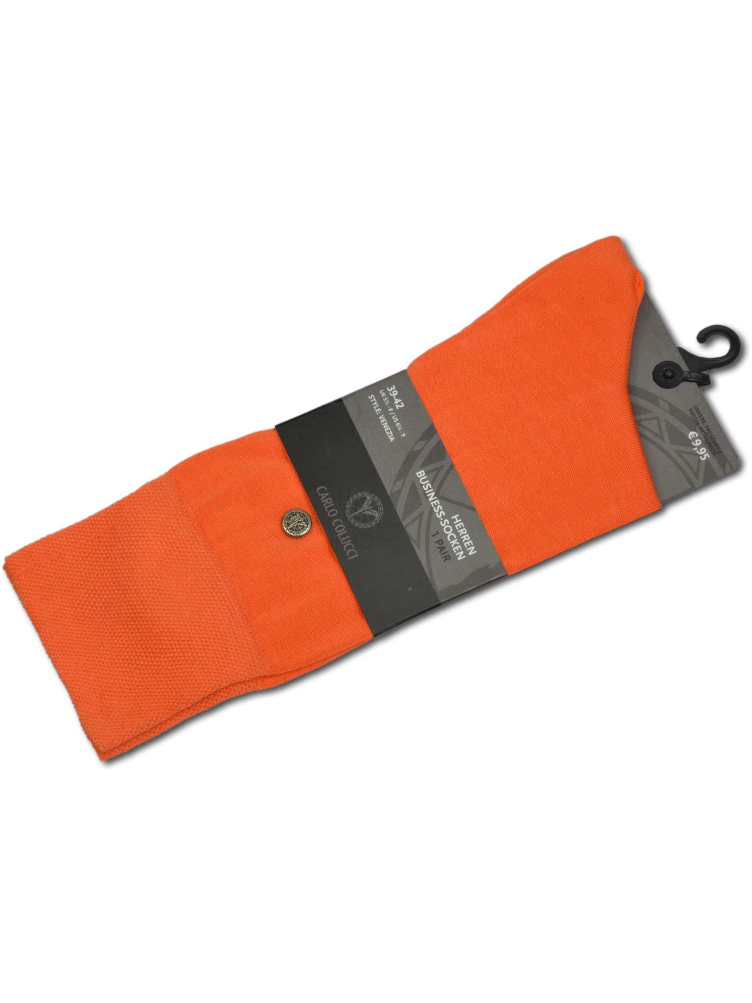 Carlo Colucci Socken 'Firenze' in Orange