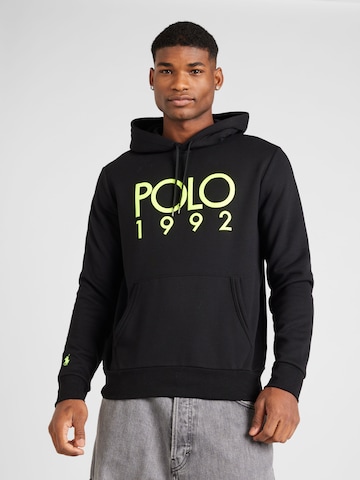 Polo Ralph Lauren Sweatshirt in Zwart: voorkant