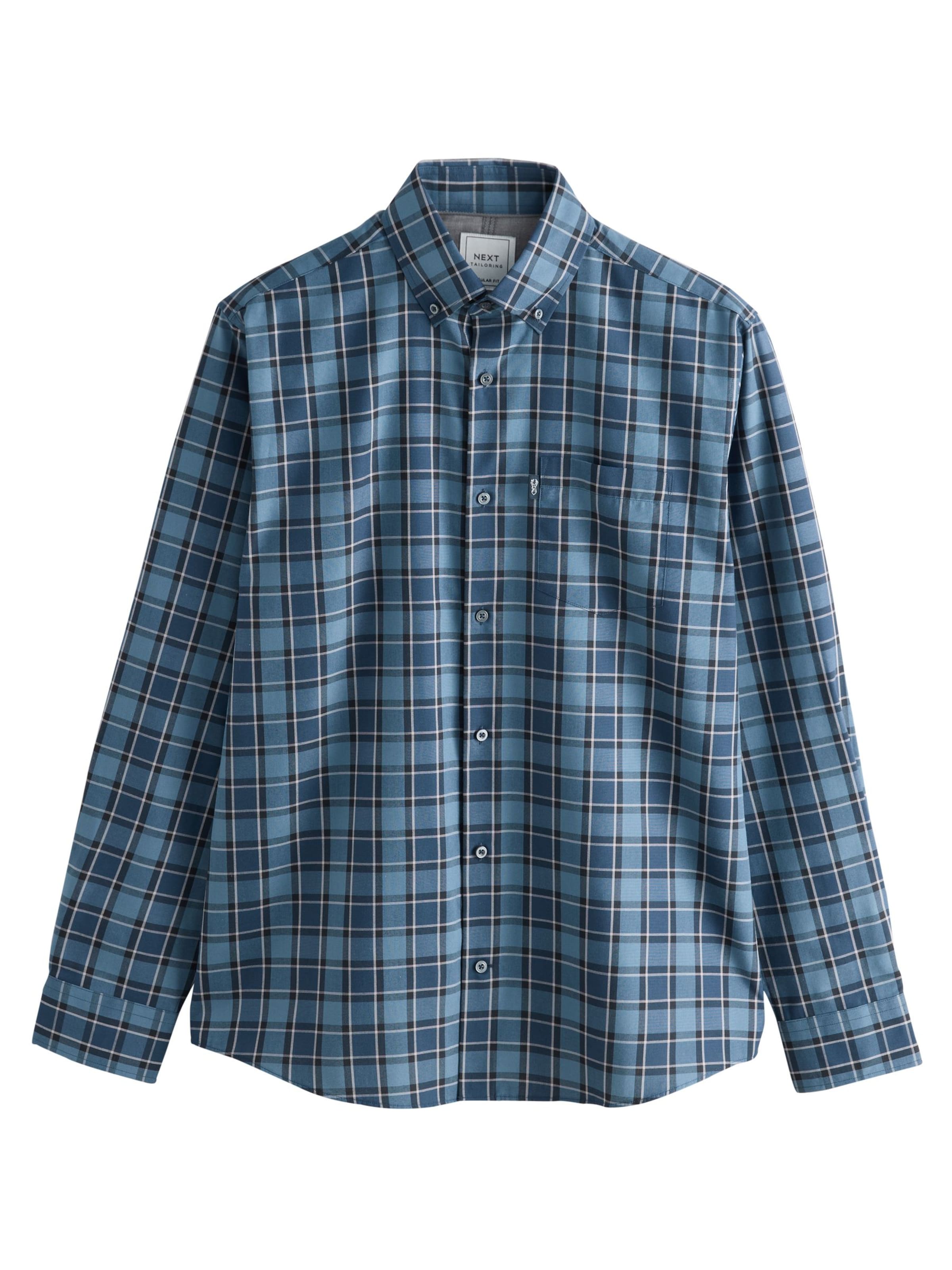 Next Regular Fit Hemd in Blau: Vorderseite
