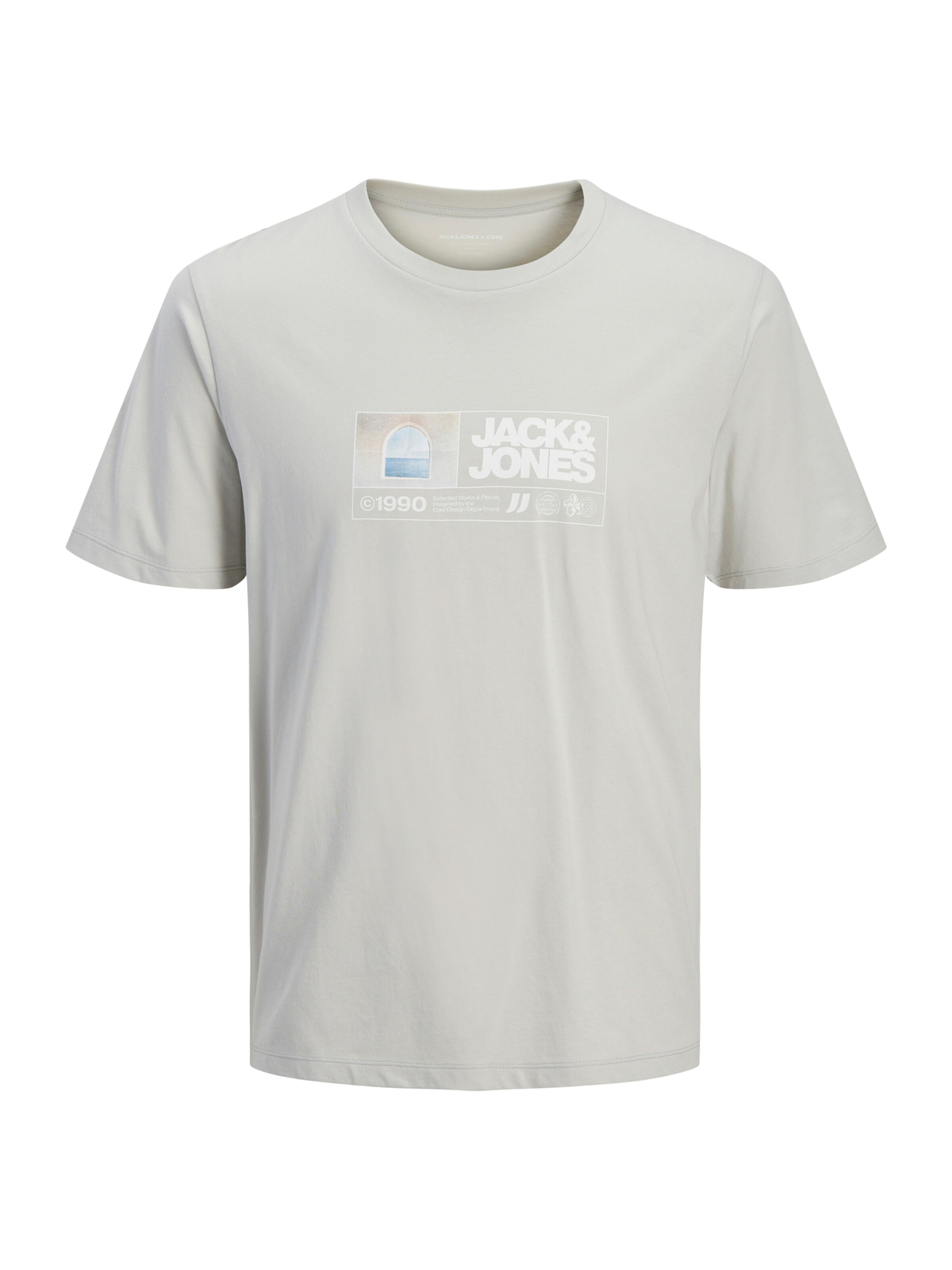 Jack & Jones Plus Футболка 'JCOMARINA' в Серый: спереди