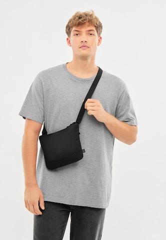 LARKSON Skuldertaske 'Henrik' i sort: forside