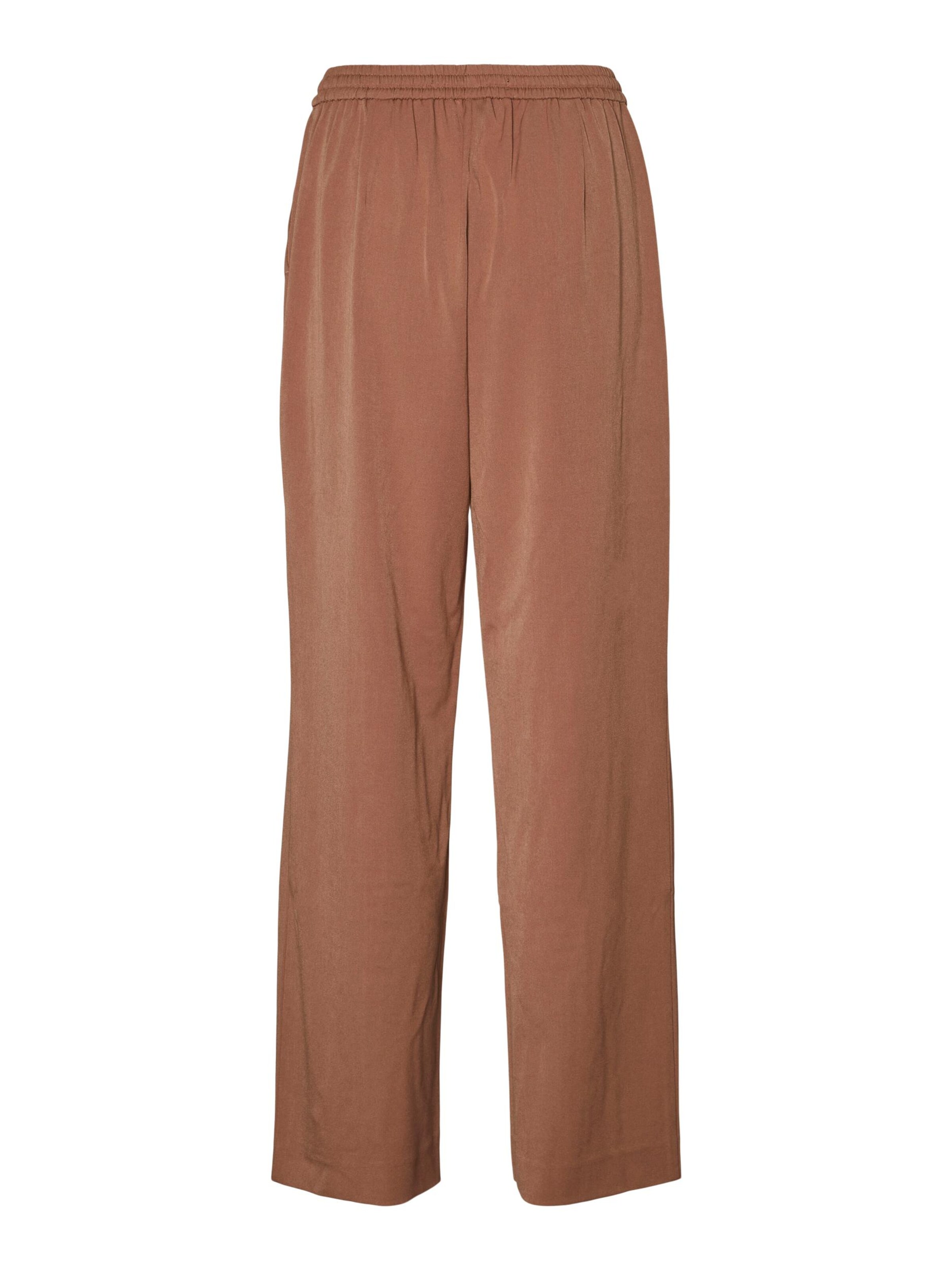 VERO MODA Regular Trousers in Brown