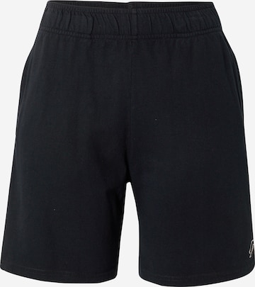 Superdry Regular Workout Pants 'Code Essential' in Black: front