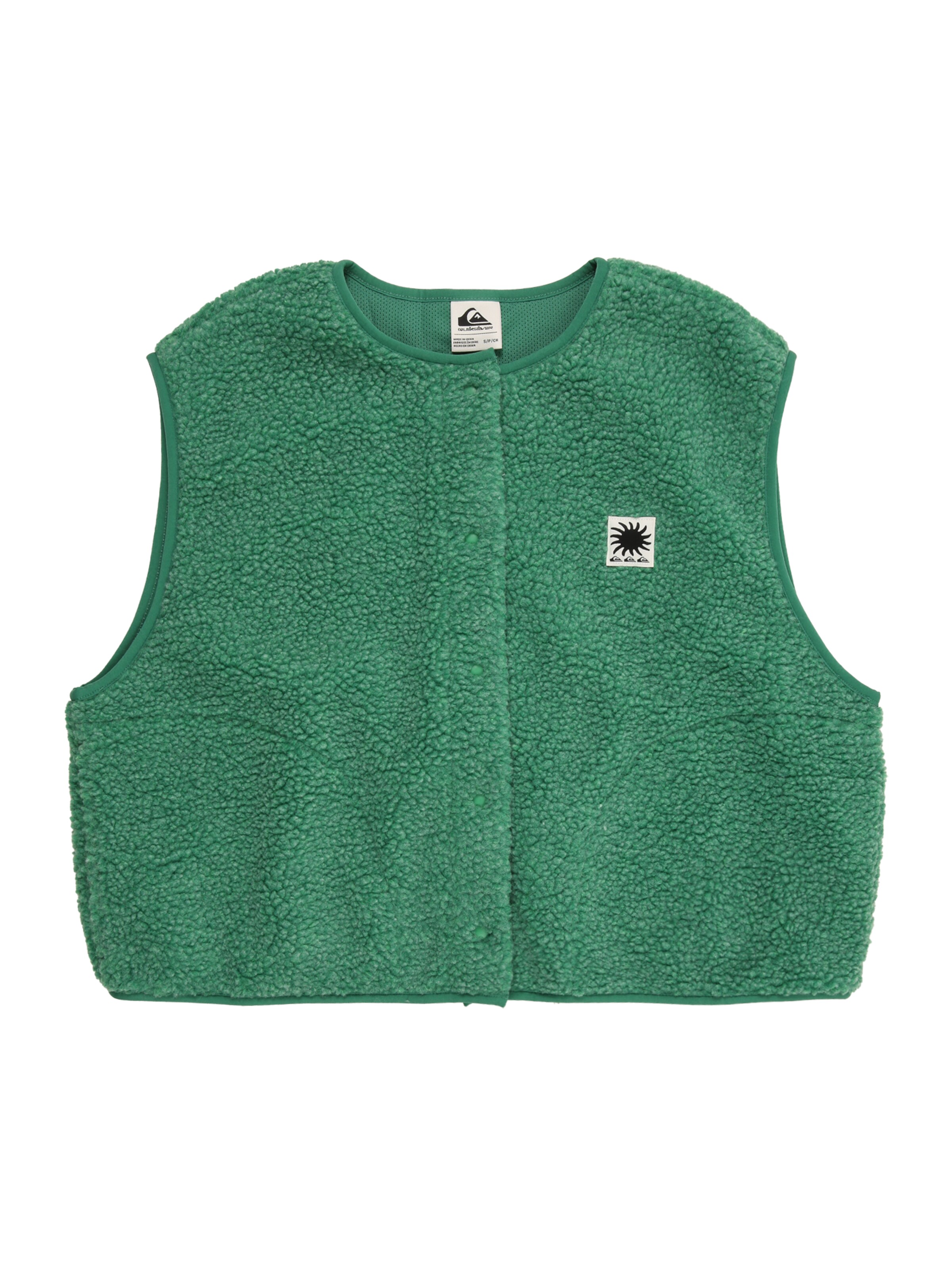 QUIKSILVER Bodywarmer in Groen: voorkant