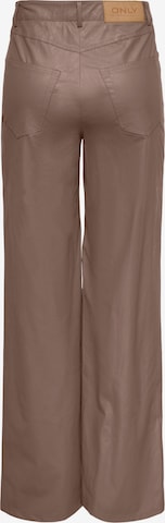 ONLY Wide leg Pants 'Hope' in Brown