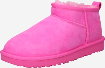 UGG Μπότες για χιόνι σε ροζ: μπροστά