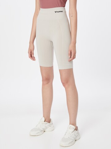 Hummel Скинни Спортивные штаны 'Tif' в Серый: спереди