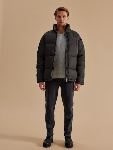 DAN FOX APPAREL Winter jacket 'Hanno' in Grey