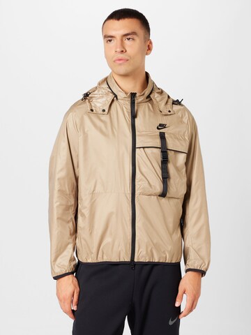 Nike Sportswear Between-season jacket in Brown: front