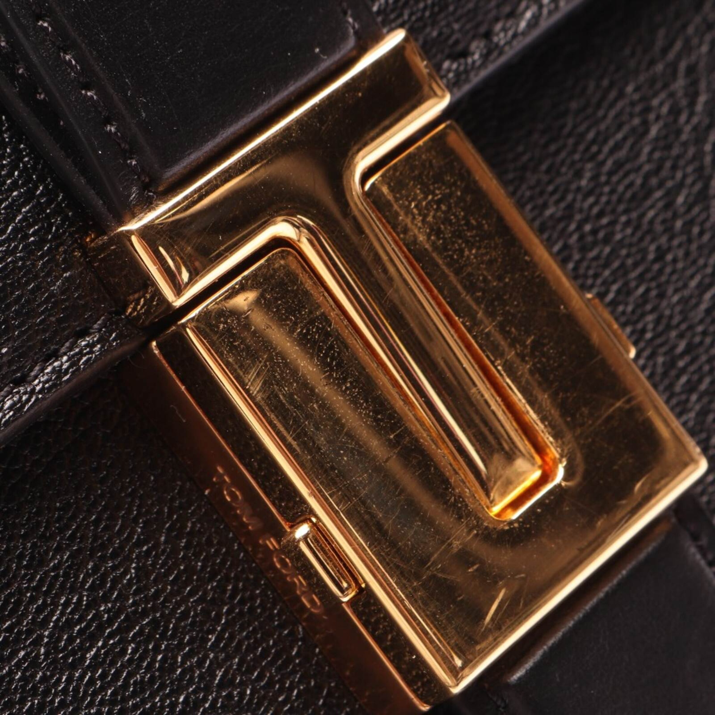 Tom Ford Ledertasche One Size in Schwarz