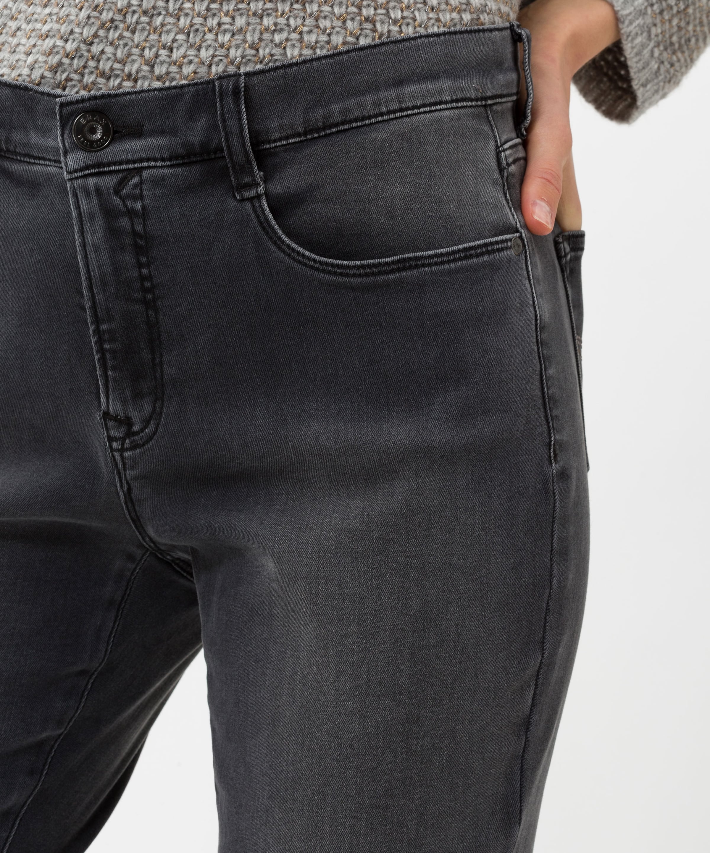 Frauen Jeans BRAX Jeans 'Mary' in Grau - WU45438