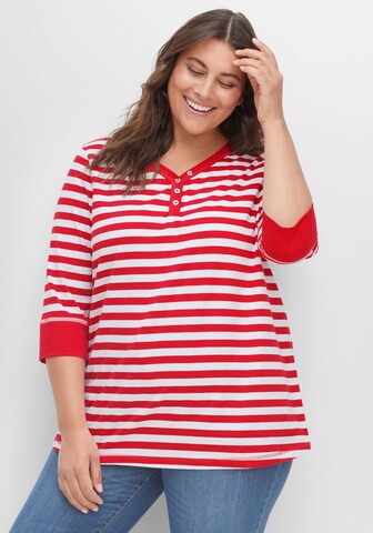 SHEEGO Shirt in Rood: voorkant