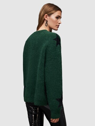 AllSaints Пуловер 'STAR TINSEL' в зелено