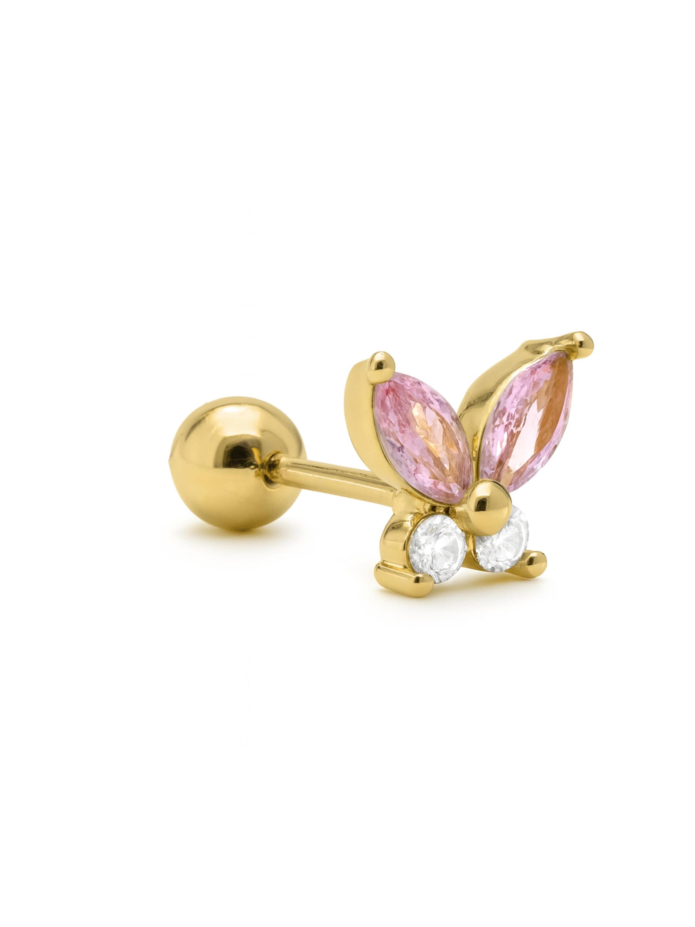 Luxenter Piercingsmykke 'Suife' i blandingsfarvet: forside