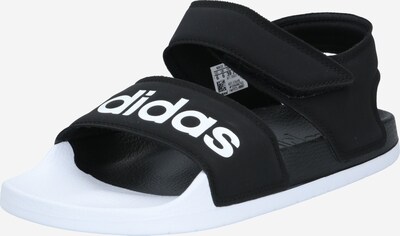 ADIDAS PERFORMANCE Sandalen 'Adilette' in de kleur Zwart / Wit, Productweergave