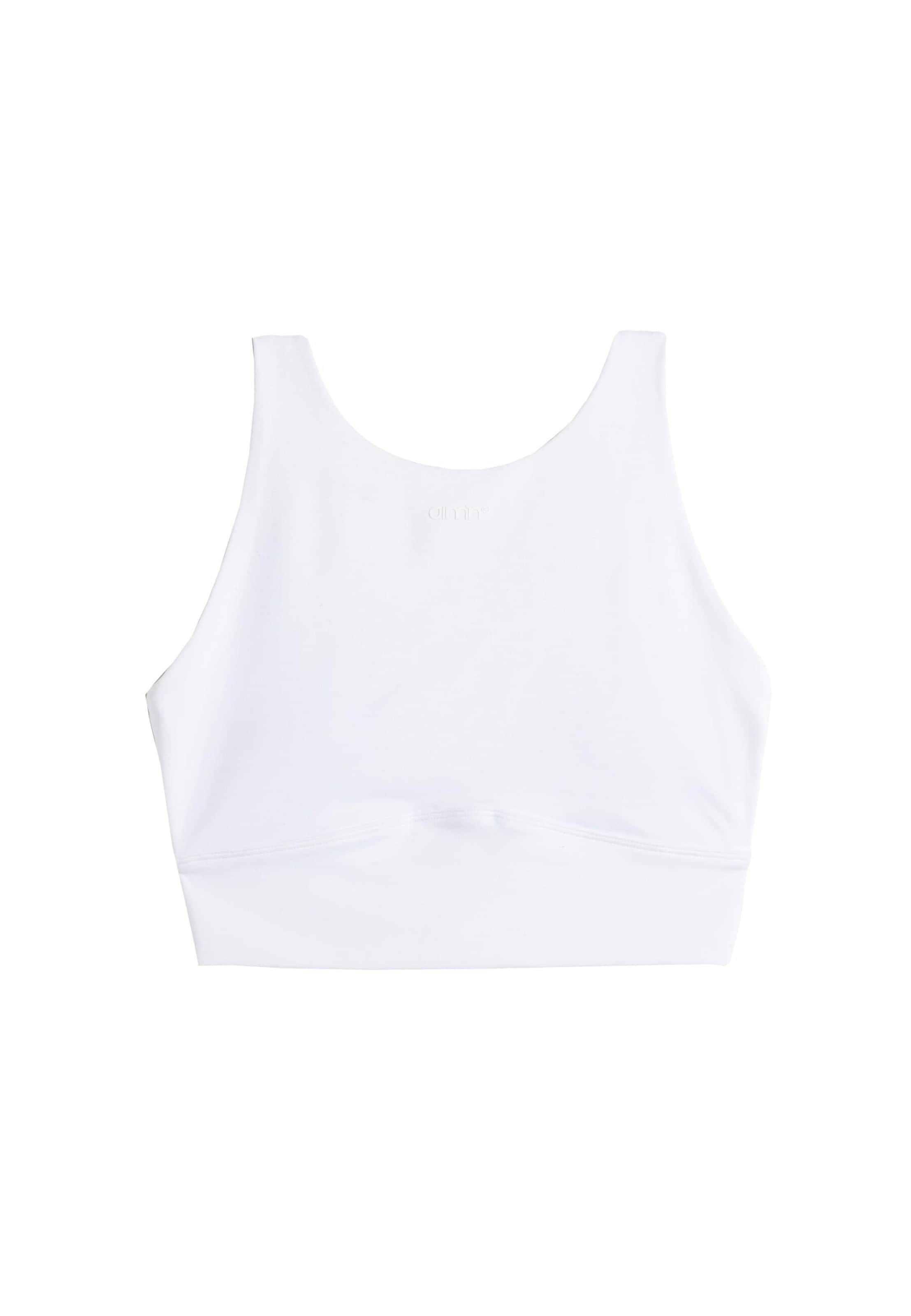 Bustieră Sutien sport 'Sense' de la Aim'n pe alb: față