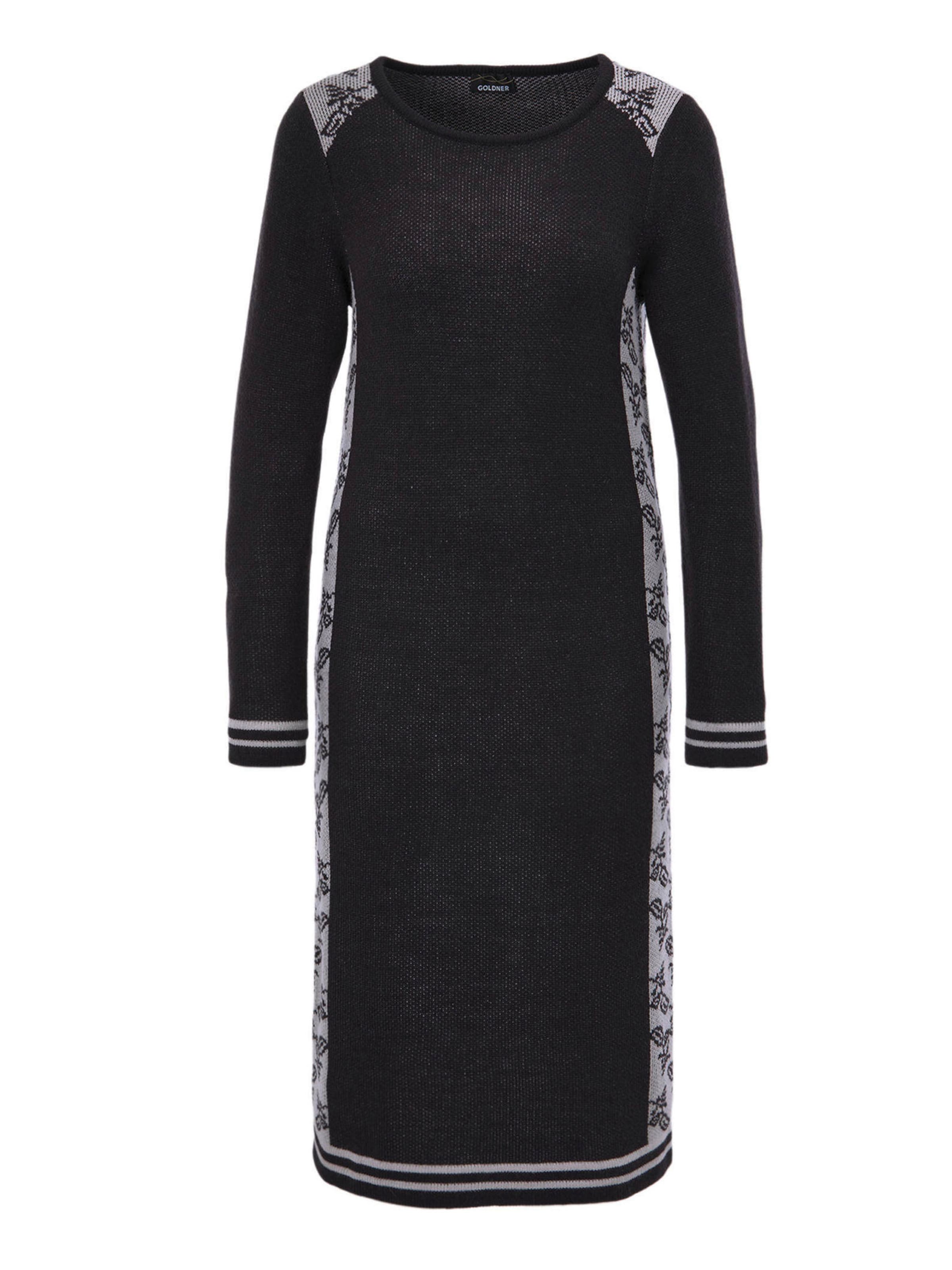 Goldner Jurk in Zwart: voorkant