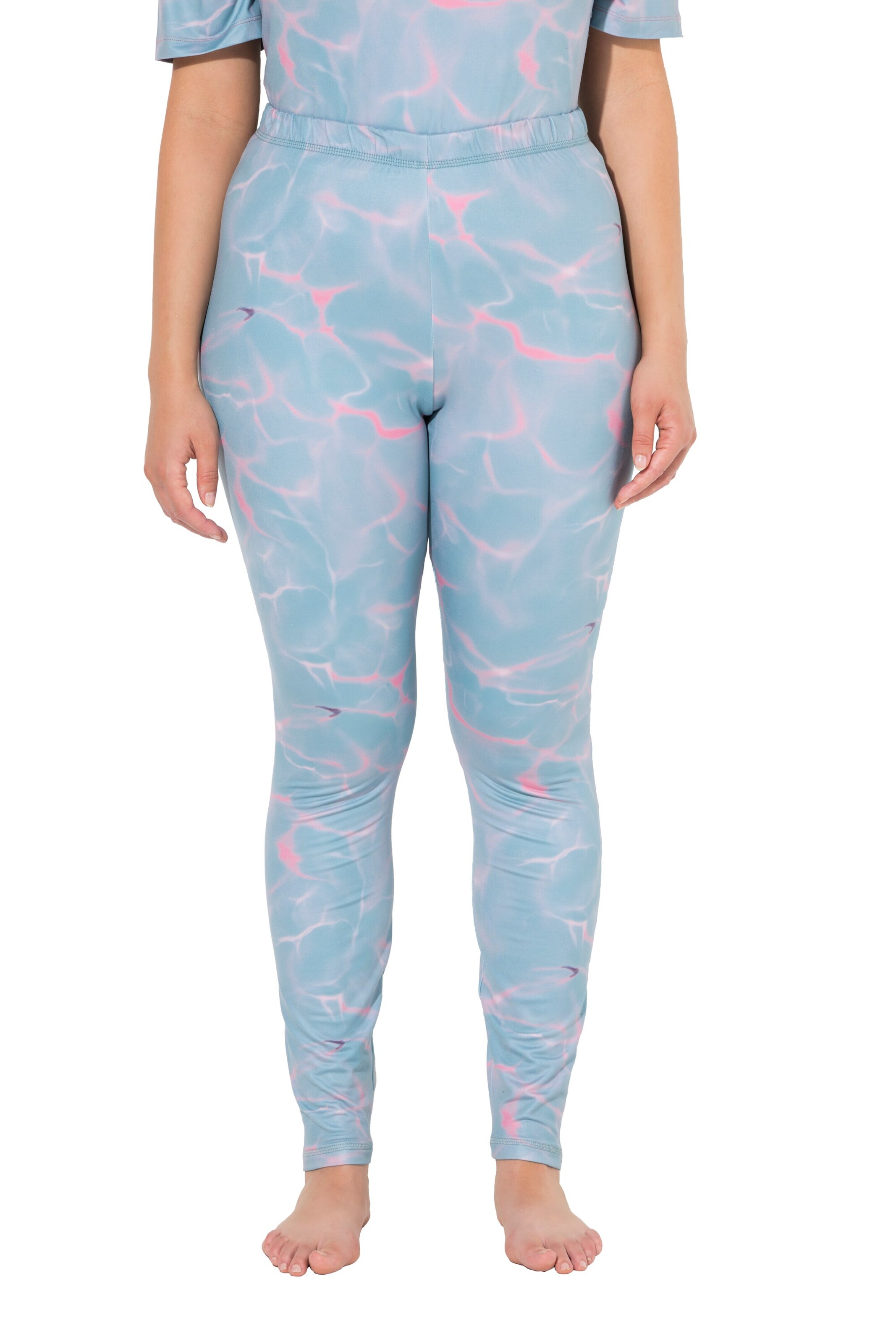 Ulla Popken Slimfit Hose in Blau: Vorderseite