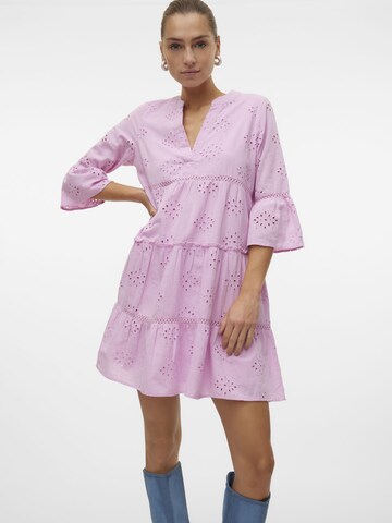 VERO MODA Shirt dress 'DICTHE' in Purple