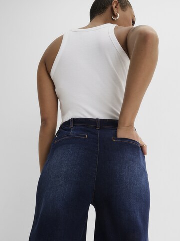 Largi Jeans de la bonprix pe albastru