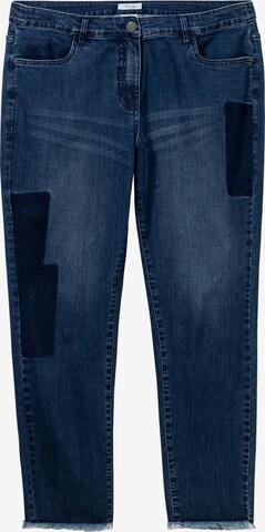 SHEEGO Skinny Jeans in Blue: front