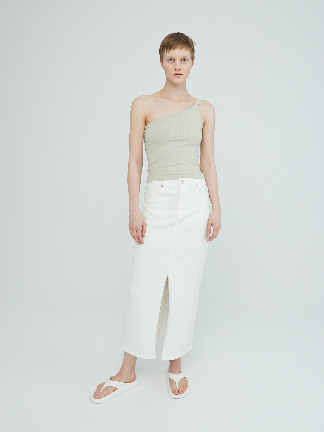 EDITED Top 'Margot' verde claro