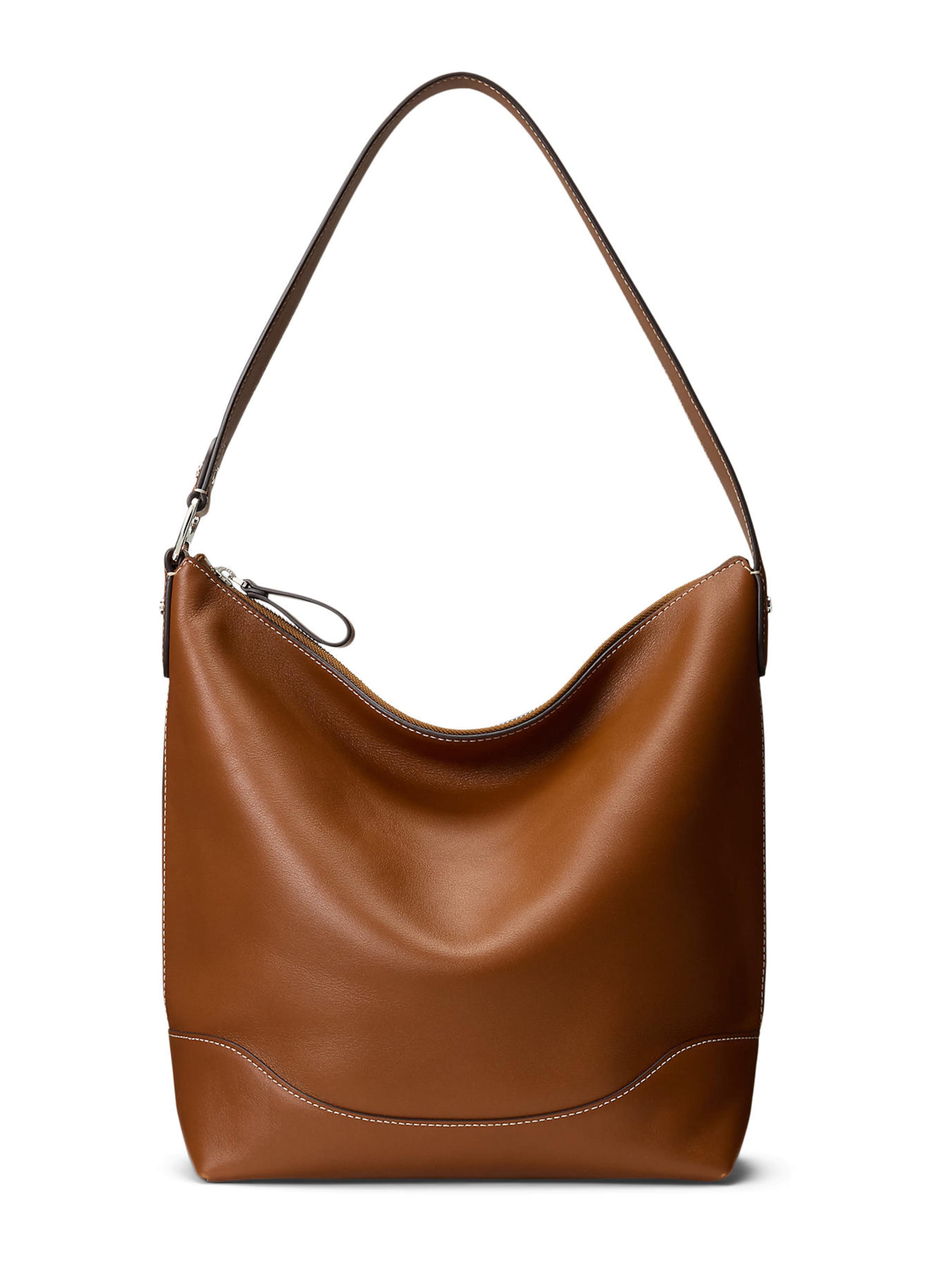 Lauren Ralph Lauren Torba za čez ramo | rjava barva: sprednja stran