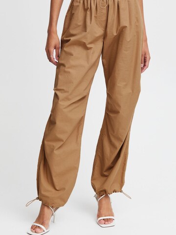 b.young - Ropa ancha Pantalón ' Dafie ' en marrón: frente