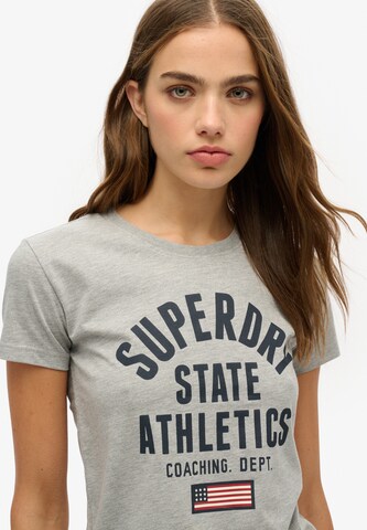 Superdry Shirt 'Athletic' in Grey