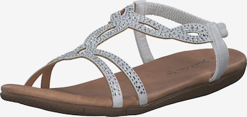 Idana Riemensandale in Weiß: Vorderseite