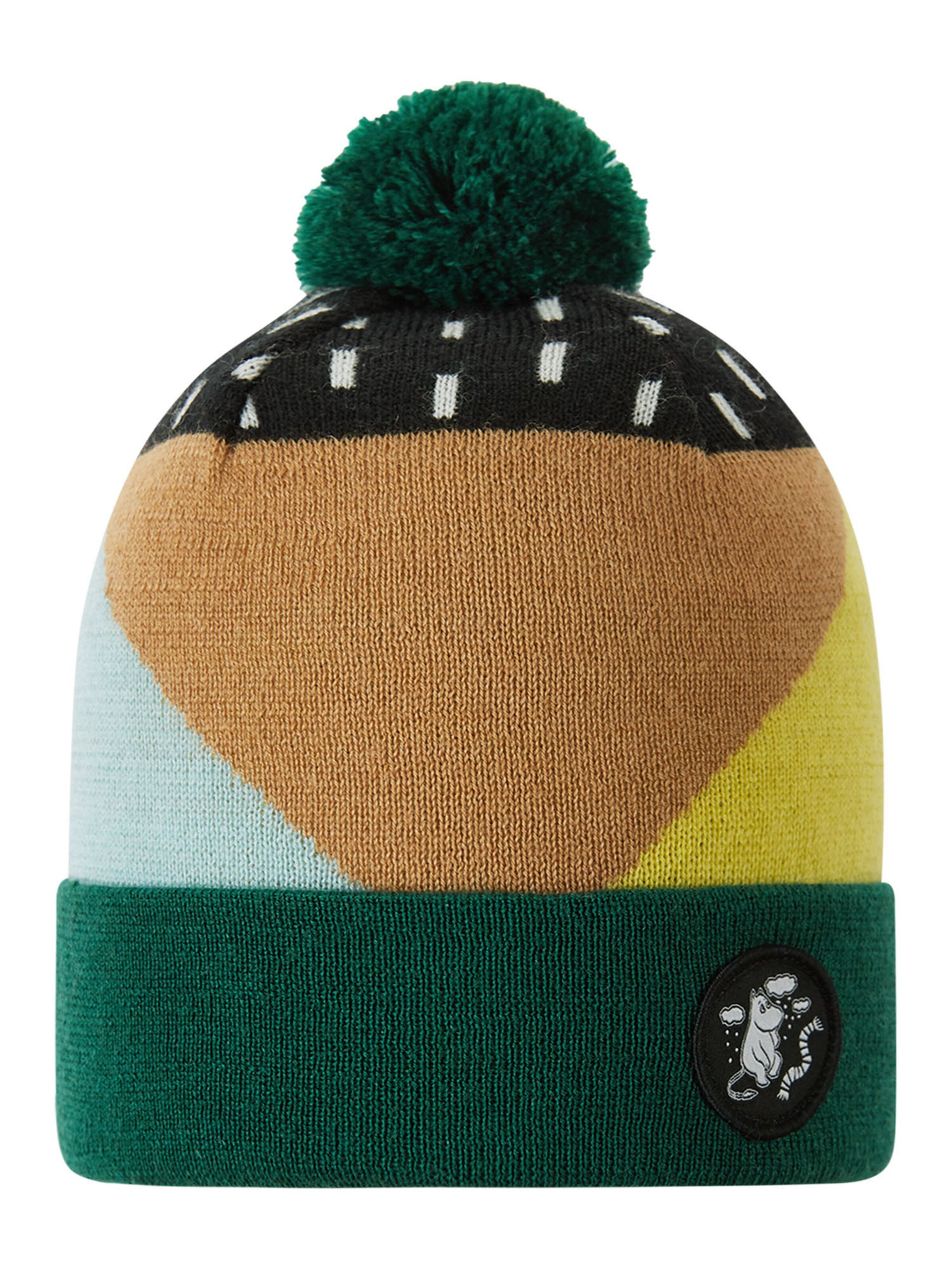 Reima Mütze 'Moomin Flinga' in Grün: Vorderseite