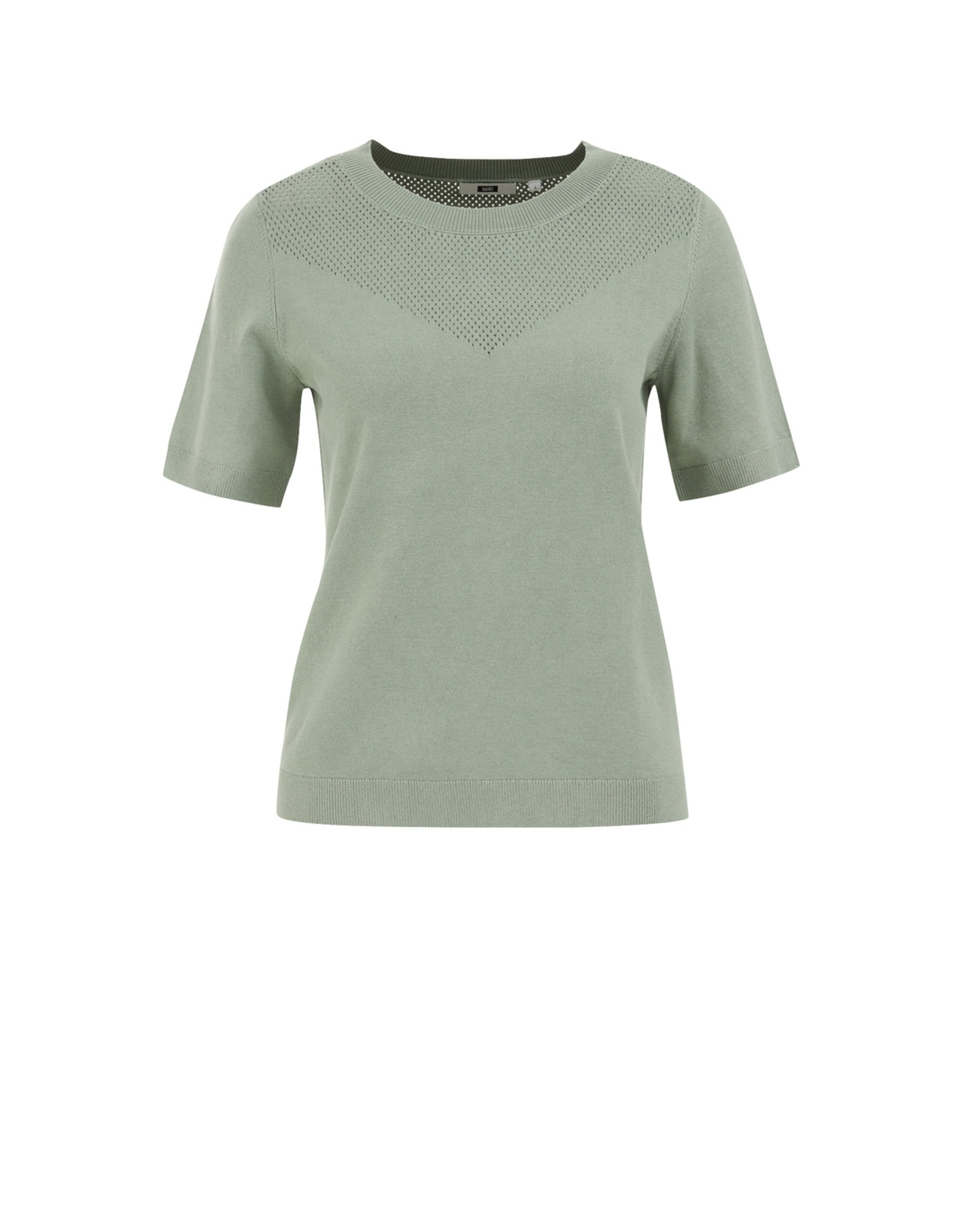 WE Fashion Пуловер в зелено: отпред