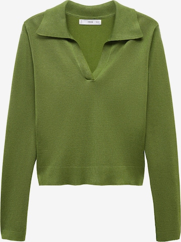 MANGO Sweater 'VERTA' in Green: front