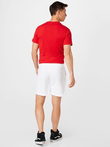 HOLLISTER Lużny krój Spodnie w kolorze biały