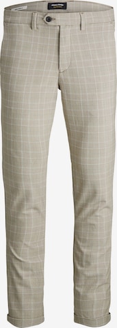 Coupe slim Pantalon chino 'Marco Connor' JACK & JONES en beige : devant