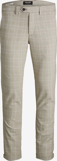 27/32 dydžio „Chino“ stiliaus kelnės 'Marco Connor' iš JACK & JONES, spalva – smėlio spalva / pilka / balta, Prekių apžvalga